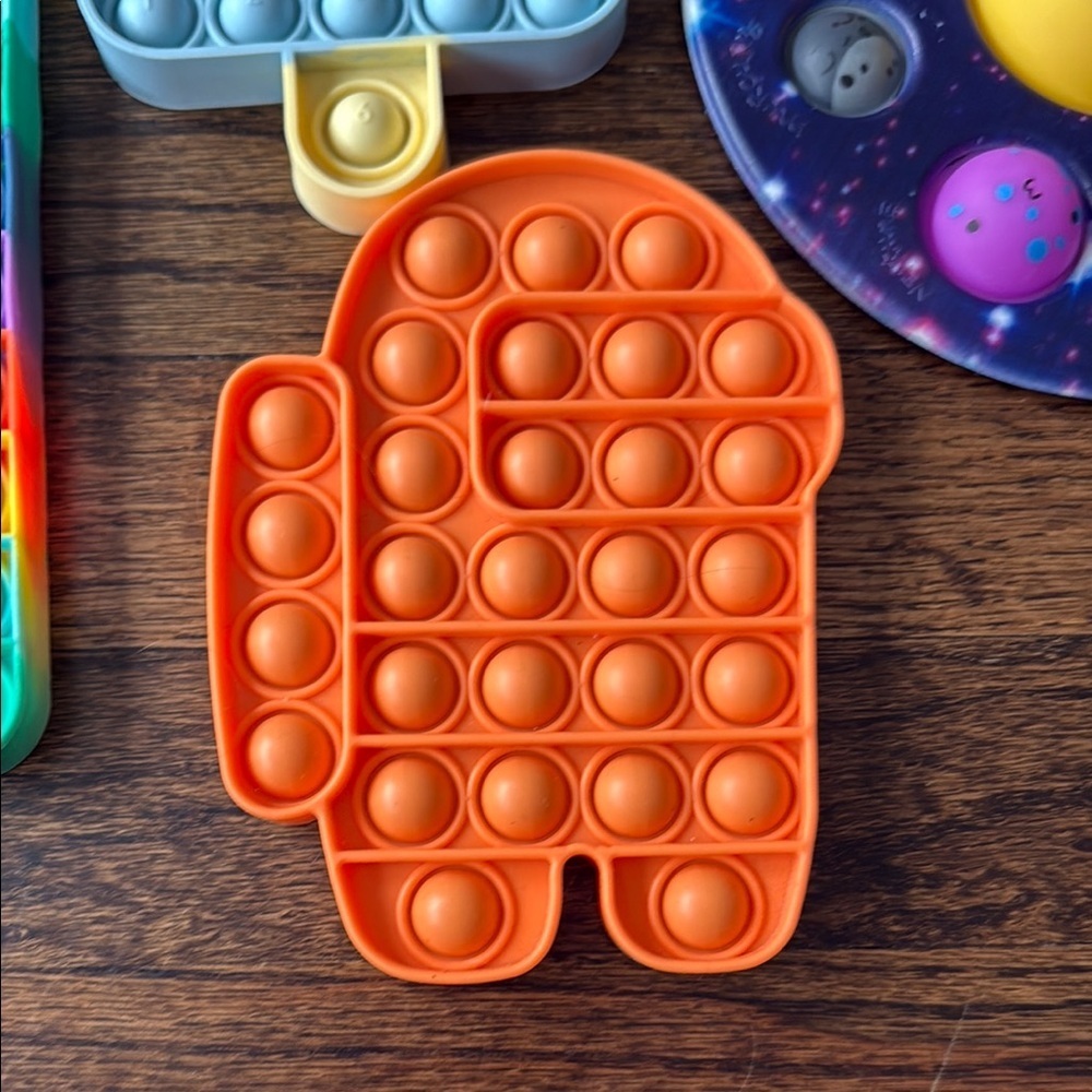 Rainbow Pop It Fidget Toy Set - Picture 4 of 8